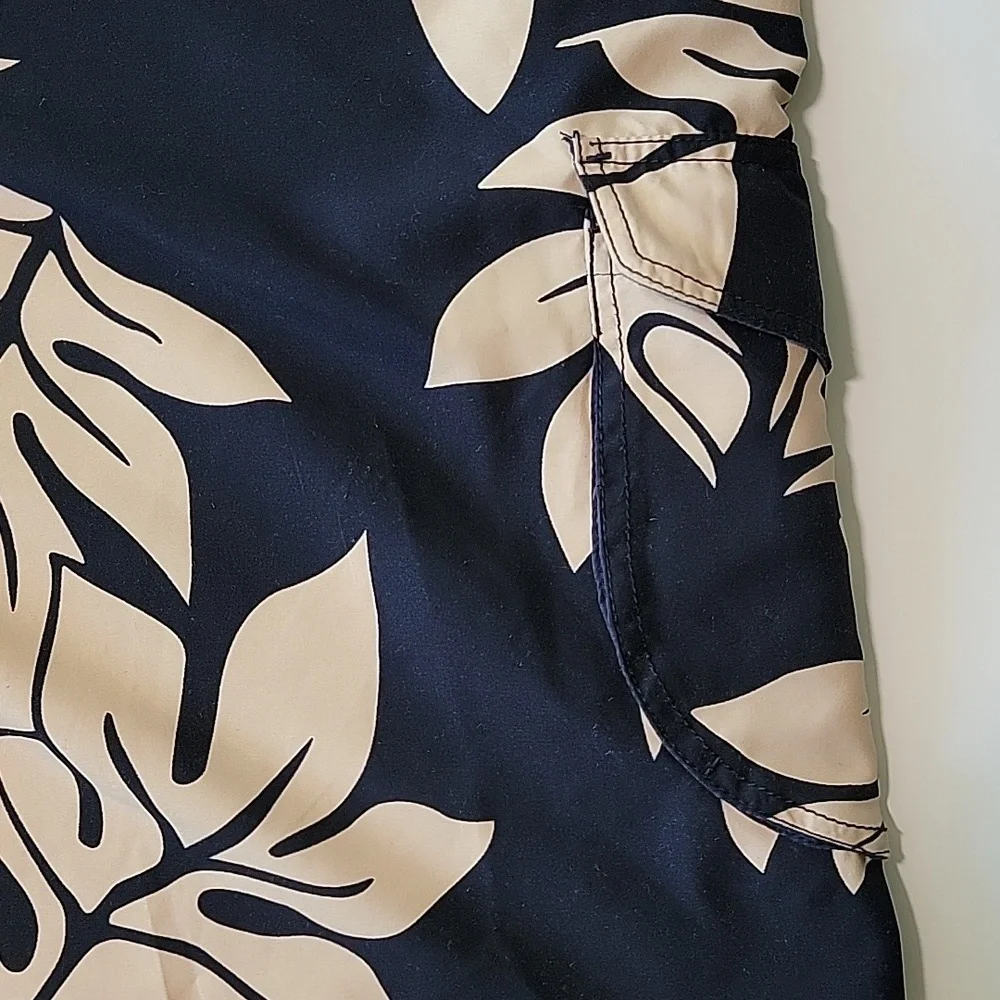 Hawaiian Performance Surf Wear Board Shorts Floral Flowers Swimsuit Trunks 42